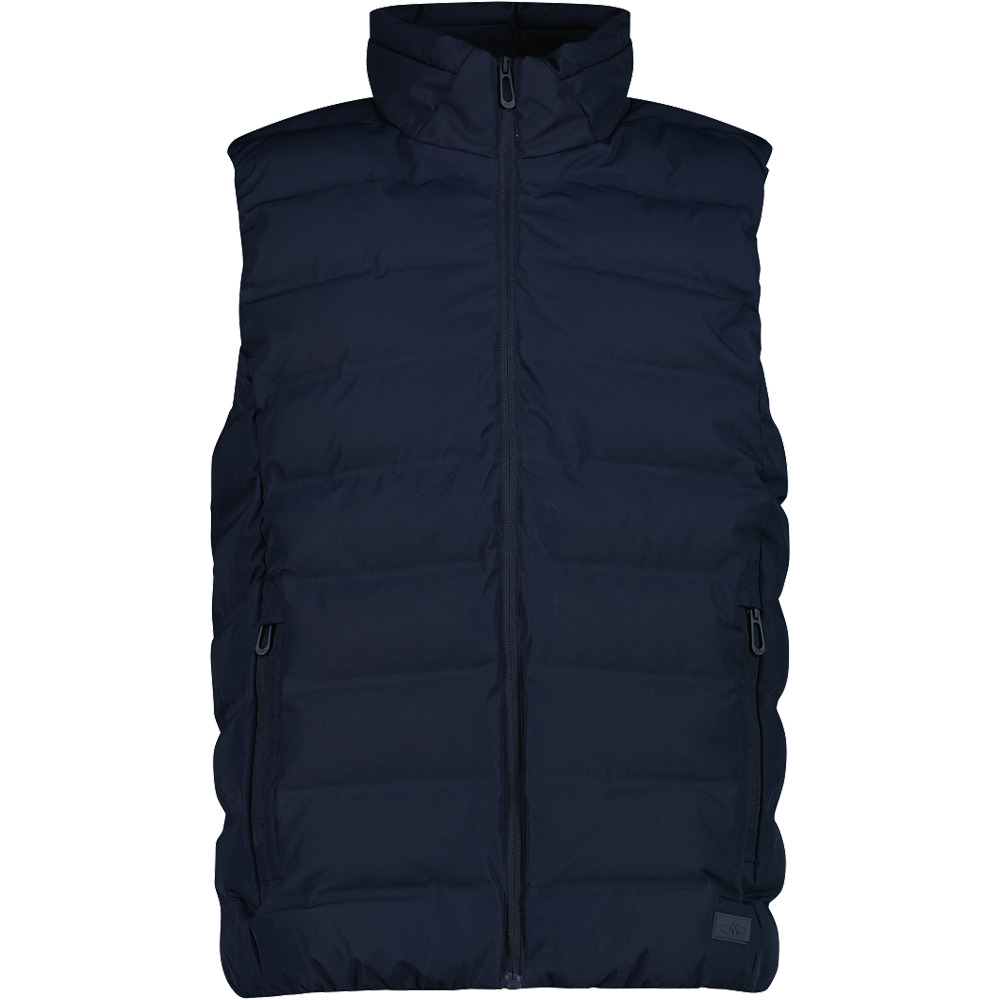 Cmp chaleco outdoor hombre MAN VEST AZUL vista frontal