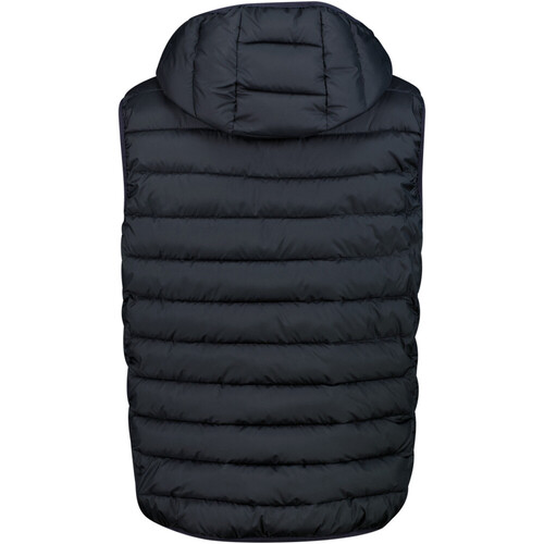 CMP MAN VEST SNAPS HOOD gris