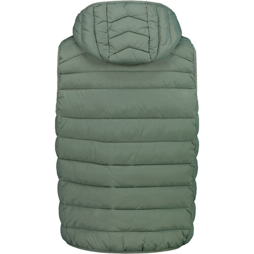 CMP MAN VEST SNAPS HOOD verde