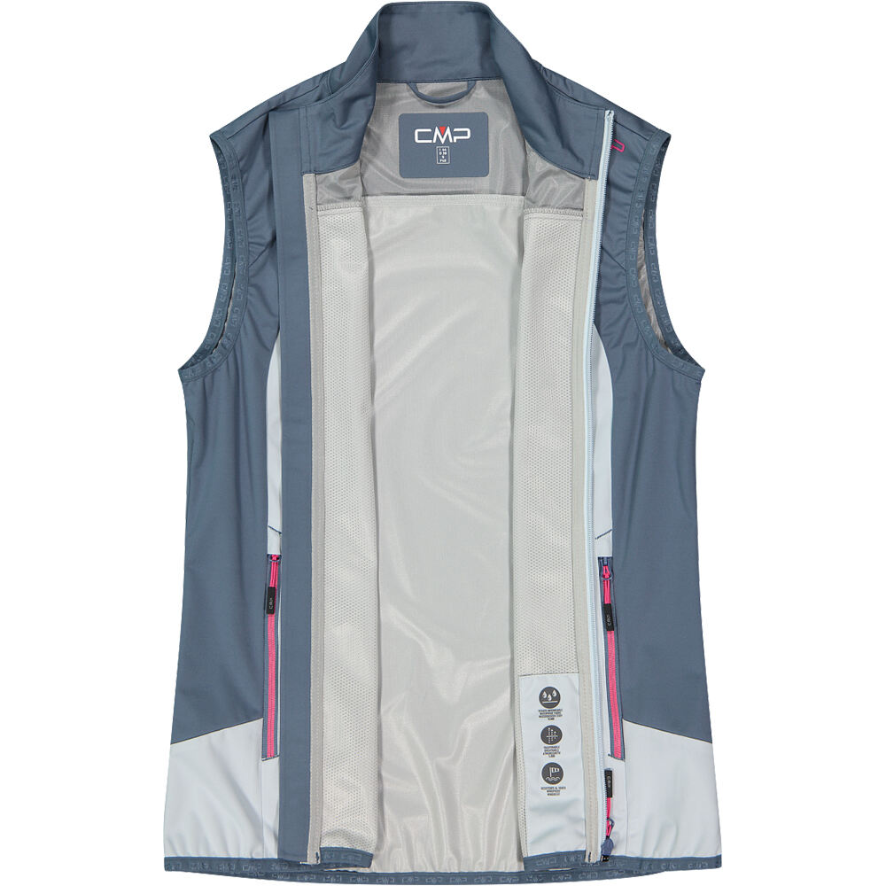 Cmp chaleco outdoor mujer WOMAN VEST AZUL 03
