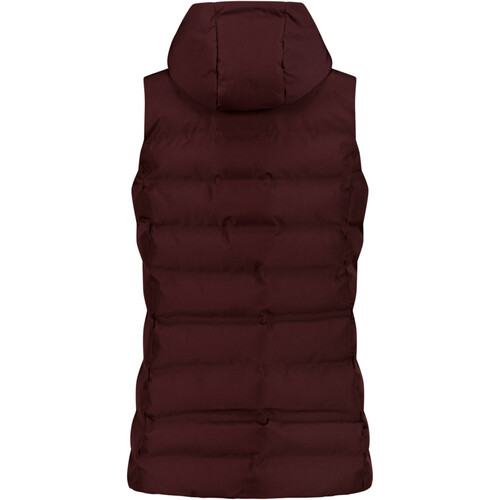 CMP WOMAN VEST FIX HOOD morado