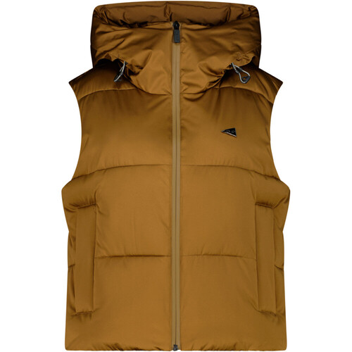 CMP WOMAN VEST FIX HOOD naranja