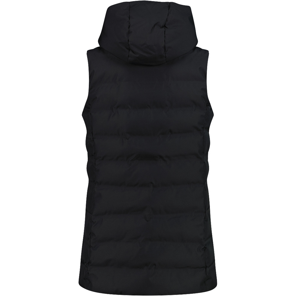 Cmp chaleco outdoor mujer WOMAN VEST FIX HOOD NEGRO vista trasera