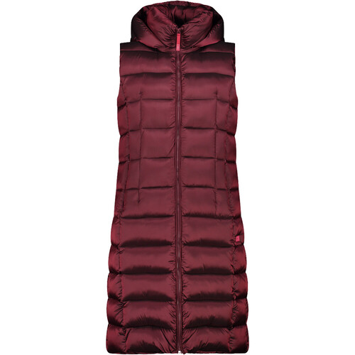 CMP WOMAN VEST FIX HOOD rojo