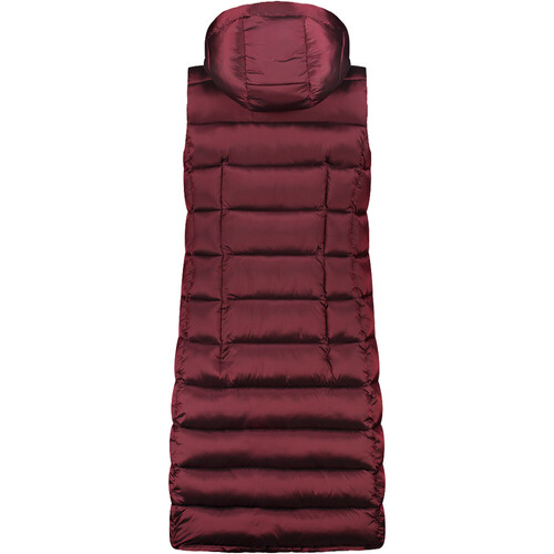 CMP WOMAN VEST FIX HOOD rojo