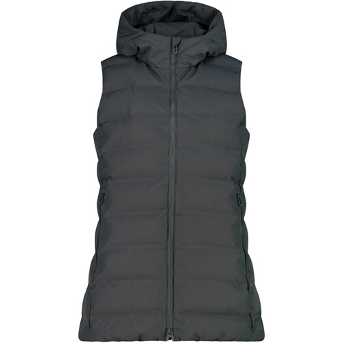CMP WOMAN VEST FIX HOOD verde