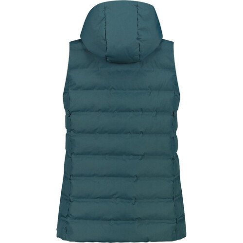 CMP WOMAN VEST FIX HOOD verde