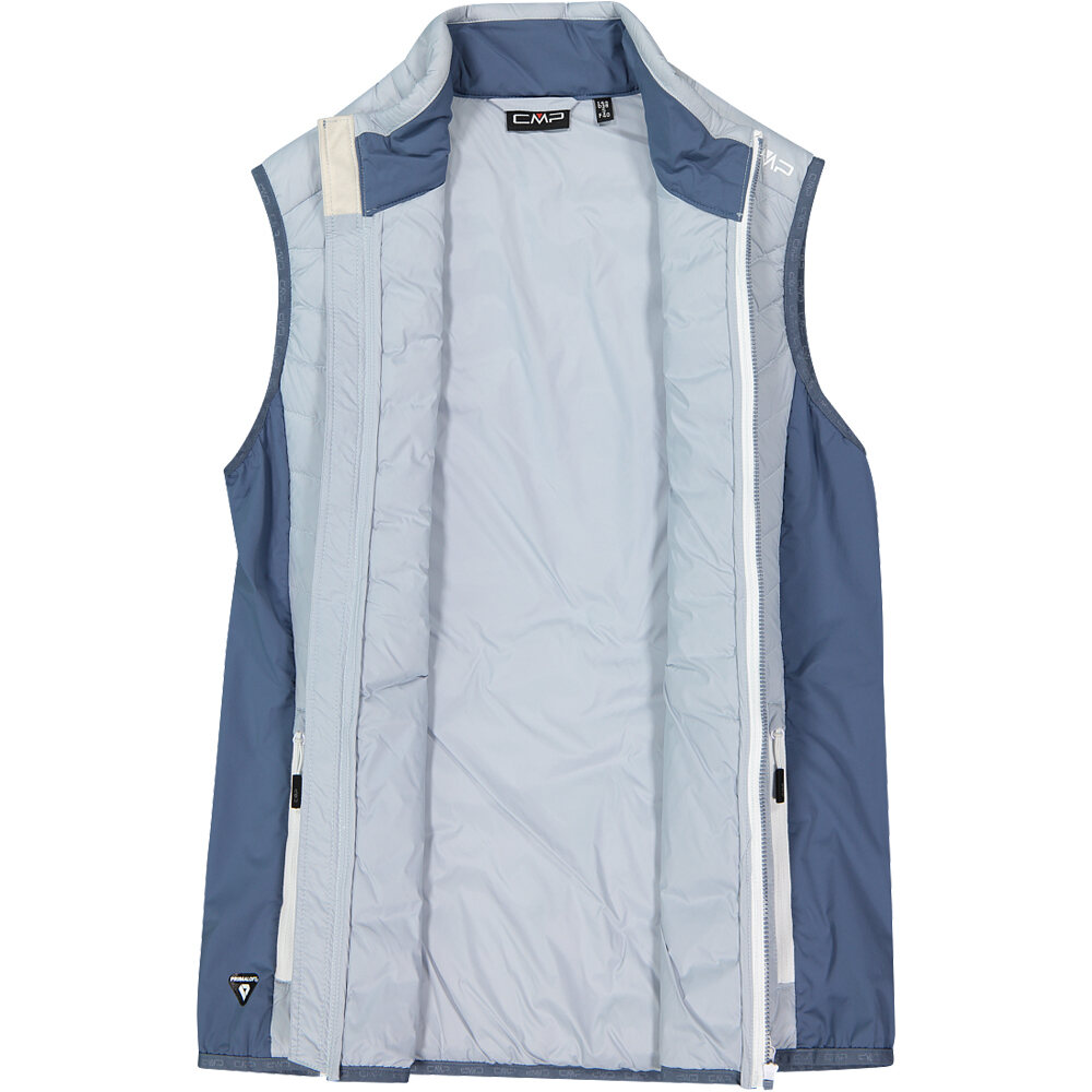 Cmp chaleco outdoor mujer WOMAN VEST HYBRID AZUL 03