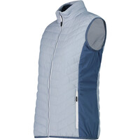 Cmp chaleco outdoor mujer WOMAN VEST HYBRID AZUL vista detalle