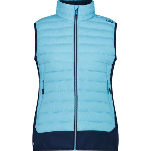 CMP WOMAN VEST HYBRID azul