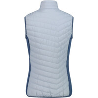 Cmp chaleco outdoor mujer WOMAN VEST HYBRID AZUL vista trasera