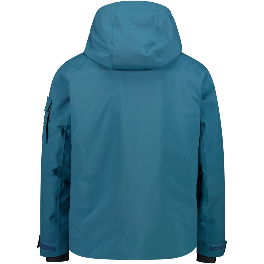 Cmp chaqueta esquí hombre MAN JACKET FIX HOOD AVIO AZUL vista trasera