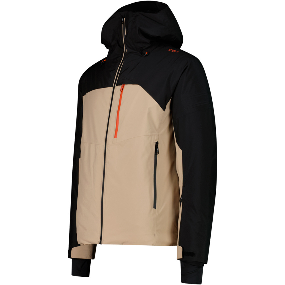 Cmp chaqueta esquí hombre MAN JACKET FIX HOOD MARRON vista detalle
