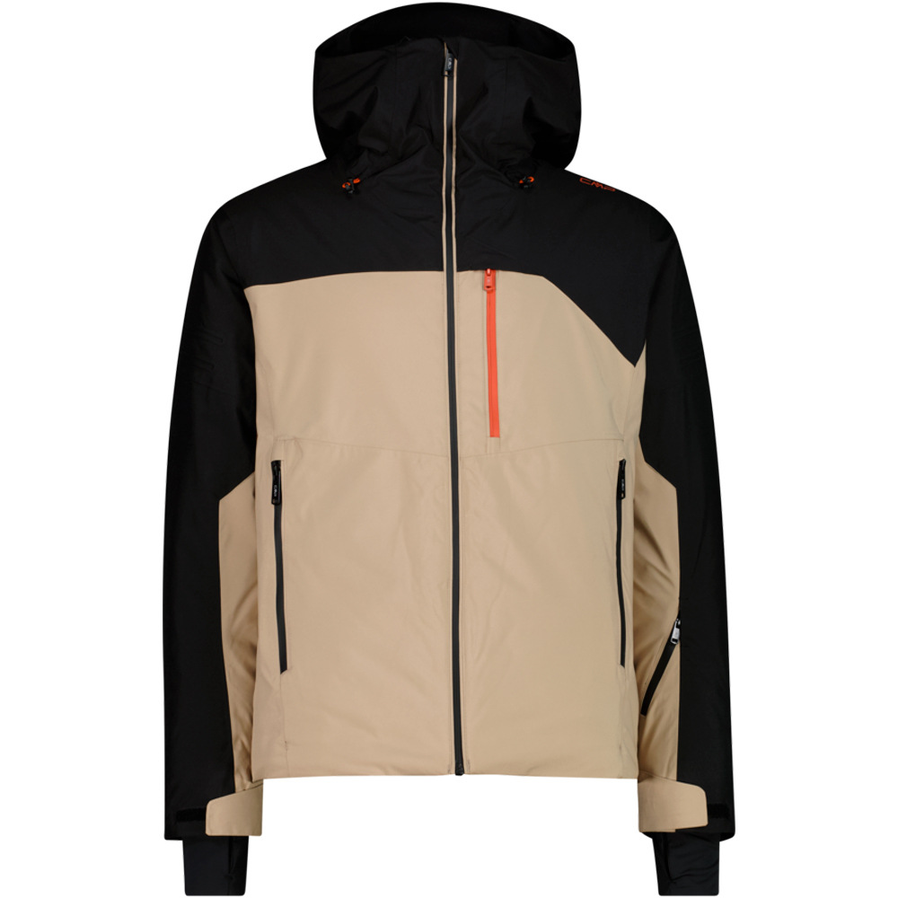 Cmp chaqueta esquí hombre MAN JACKET FIX HOOD MARRON vista frontal