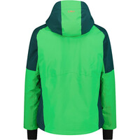 Cmp chaqueta esquí hombre MAN JACKET FIX HOOD VERDE vista trasera