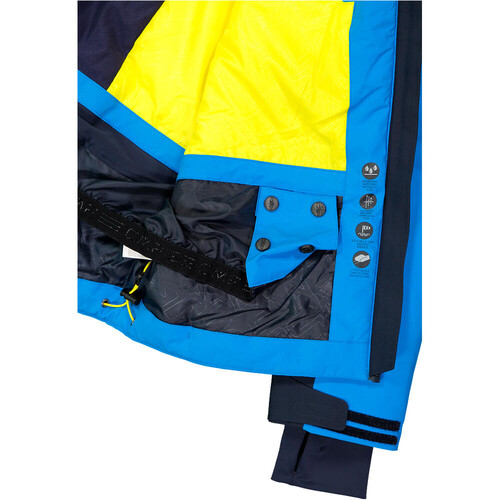 CMP MAN JACKET ZIP HOOD AZ azul