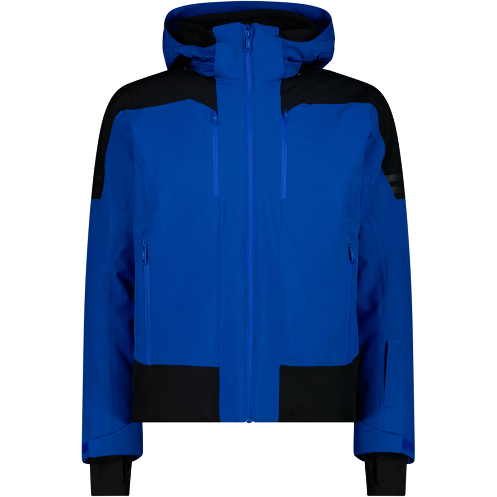 Cmp chaqueta esquí hombre MAN JACKET ZIP HOOD AZUL vista frontal
