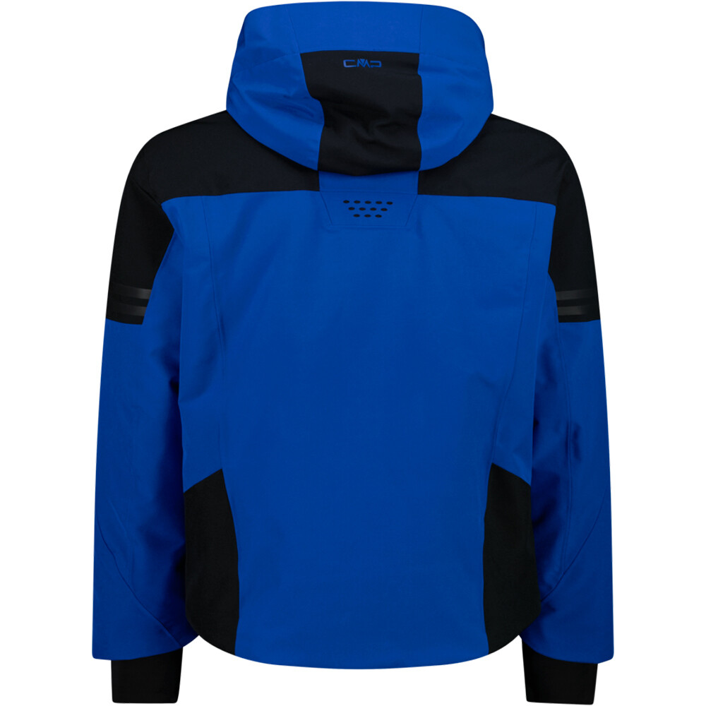 Cmp chaqueta esquí hombre MAN JACKET ZIP HOOD AZUL vista trasera