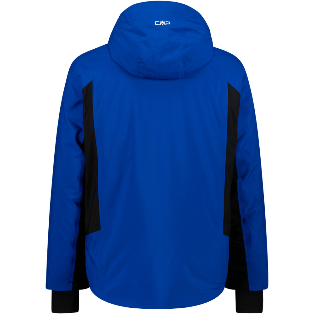 Cmp chaqueta esquí hombre MAN JACKET ZIP HOOD AZUL vista trasera
