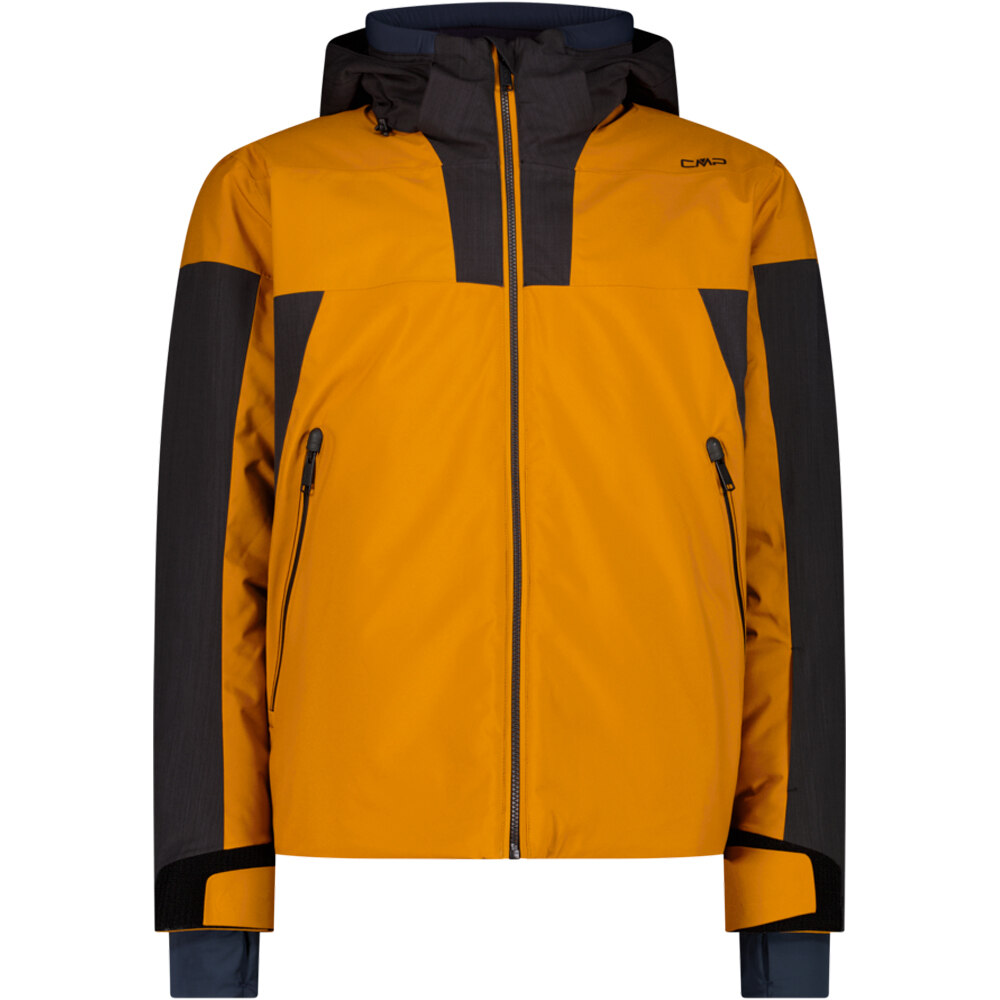 Cmp chaqueta esquí hombre MAN JACKET ZIP HOOD CARAMEL MARRON vista frontal
