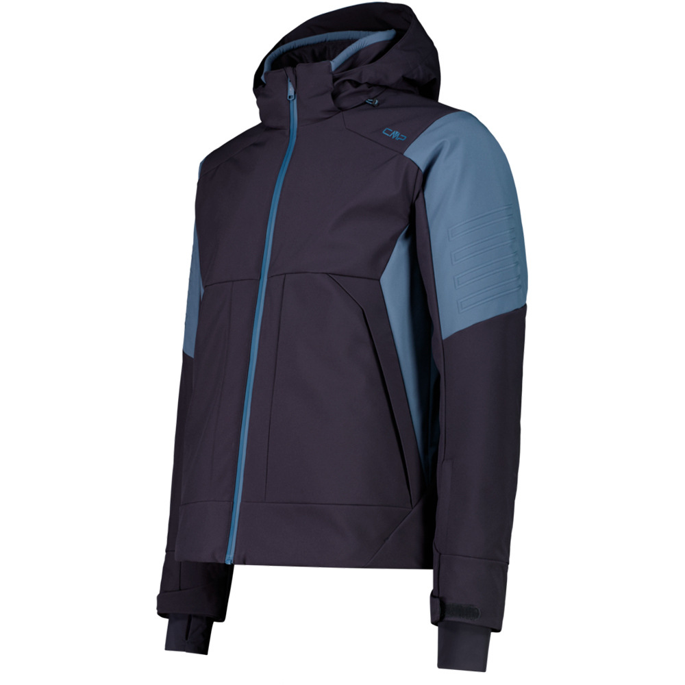 Cmp chaqueta esquí hombre MAN JACKET ZIP HOOD GRIS vista detalle