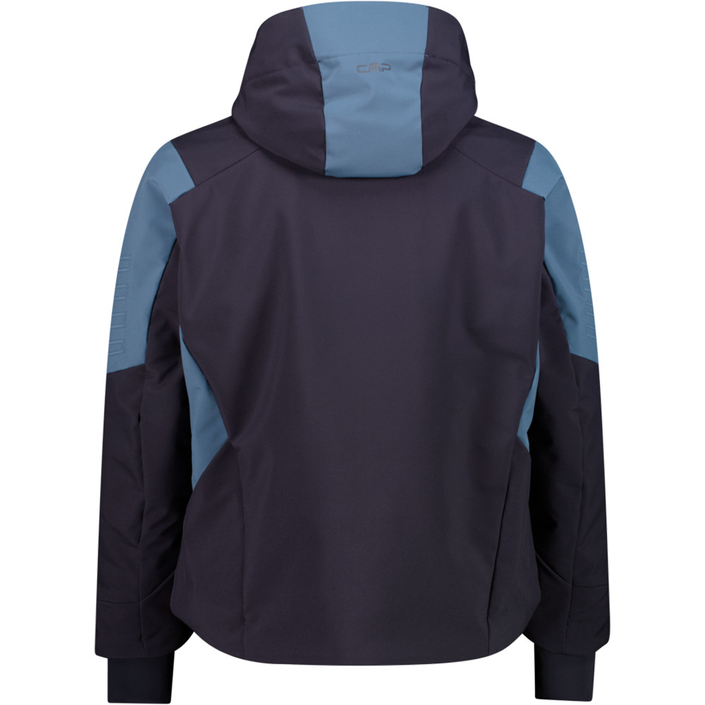 Cmp chaqueta esquí hombre MAN JACKET ZIP HOOD GRIS vista trasera