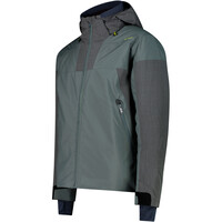 Cmp chaqueta esquí hombre MAN JACKET ZIP HOOD JUNGLE VERDE vista detalle