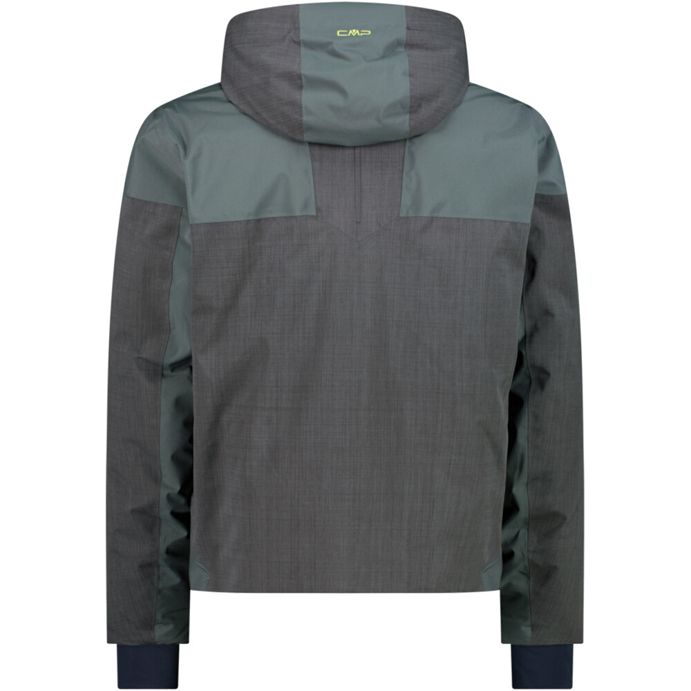 Cmp chaqueta esquí hombre MAN JACKET ZIP HOOD JUNGLE VERDE vista trasera