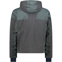 Cmp chaqueta esquí hombre MAN JACKET ZIP HOOD JUNGLE VERDE vista trasera