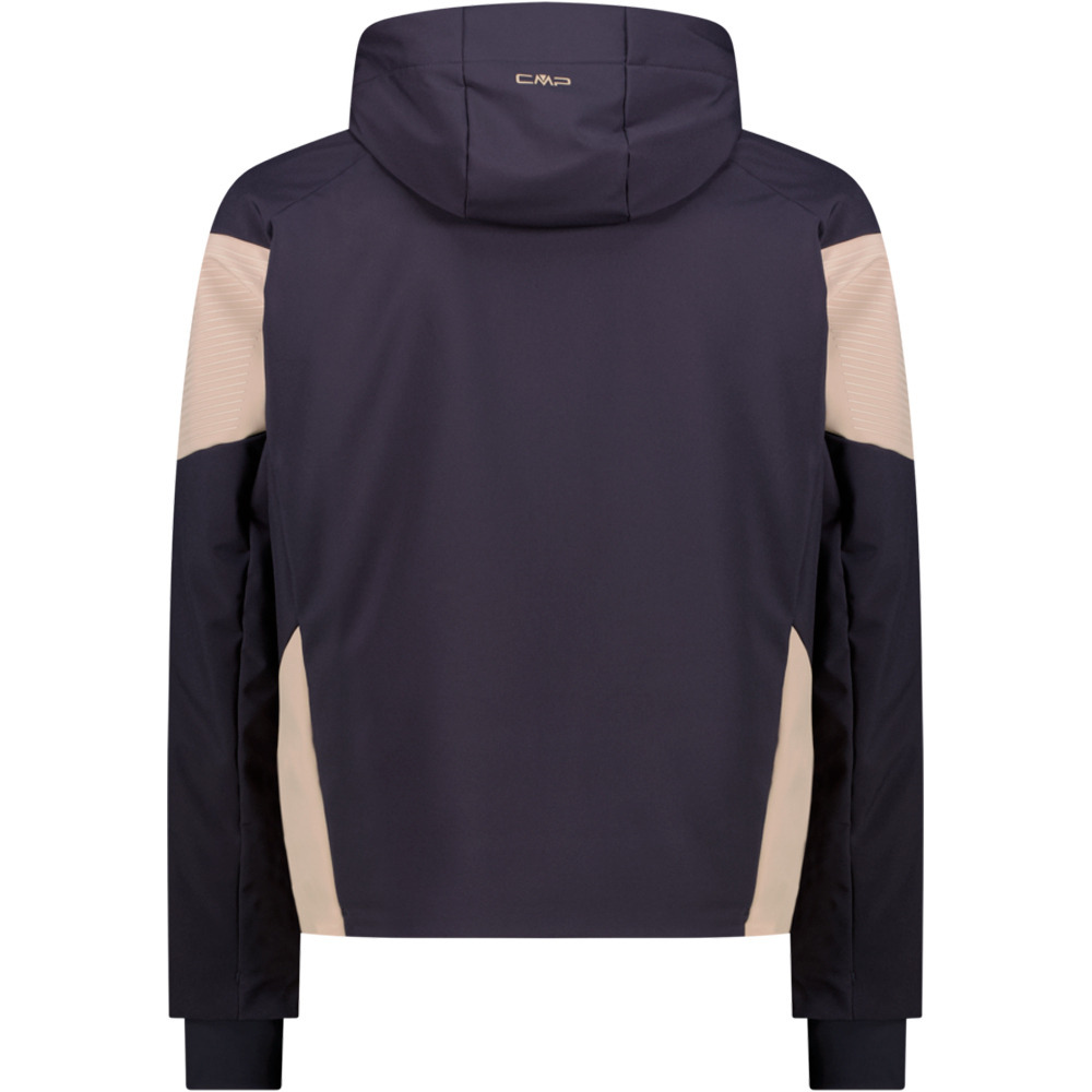 Cmp chaqueta esquí hombre MAN JACKET ZIP HOOD MARRON vista trasera