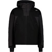 Cmp chaqueta esquí hombre MAN JACKET ZIP HOOD NEGRO vista frontal
