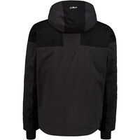 Cmp chaqueta esquí hombre MAN JACKET ZIP HOOD NEGRO vista trasera