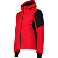Cmp chaqueta esquí hombre MAN JACKET ZIP HOOD ROJO vista detalle