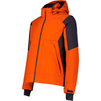 Cmp chaqueta esquí hombre MAN JACKET ZIP HOOD ROJO vista detalle