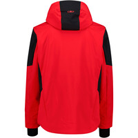 Cmp chaqueta esquí hombre MAN JACKET ZIP HOOD ROJO vista trasera