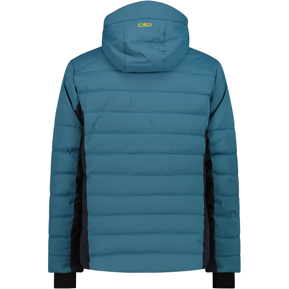 Cmp chaqueta esquí hombre MAN JACKET ZIP HOOD VE  vista trasera