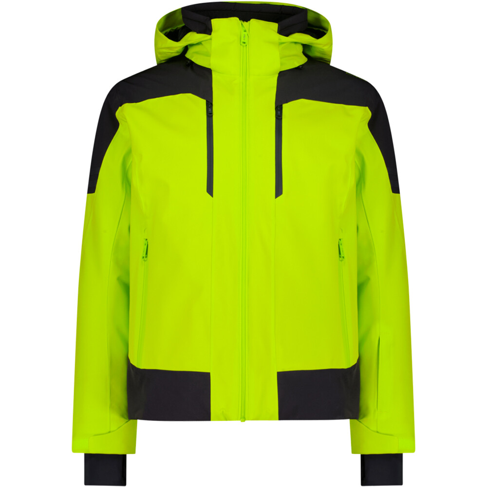 Cmp chaqueta esquí hombre MAN JACKET ZIP HOOD VERDE vista frontal