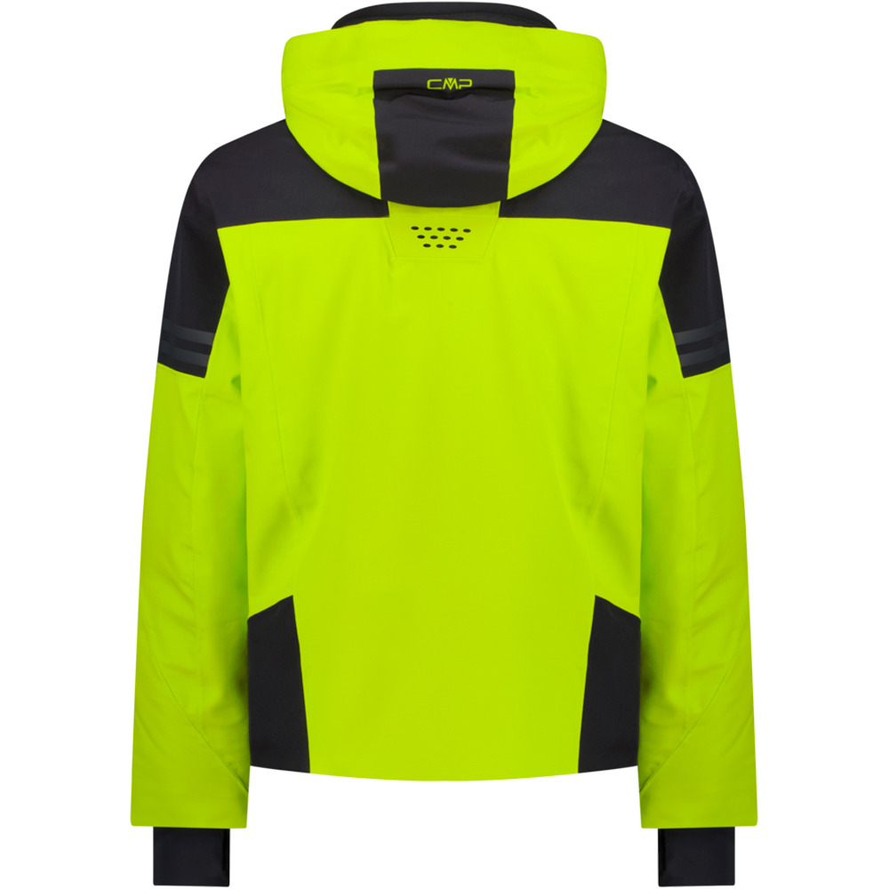Cmp chaqueta esquí hombre MAN JACKET ZIP HOOD VERDE vista trasera