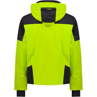 Cmp chaqueta esquí hombre MAN JACKET ZIP HOOD VERDE vista trasera