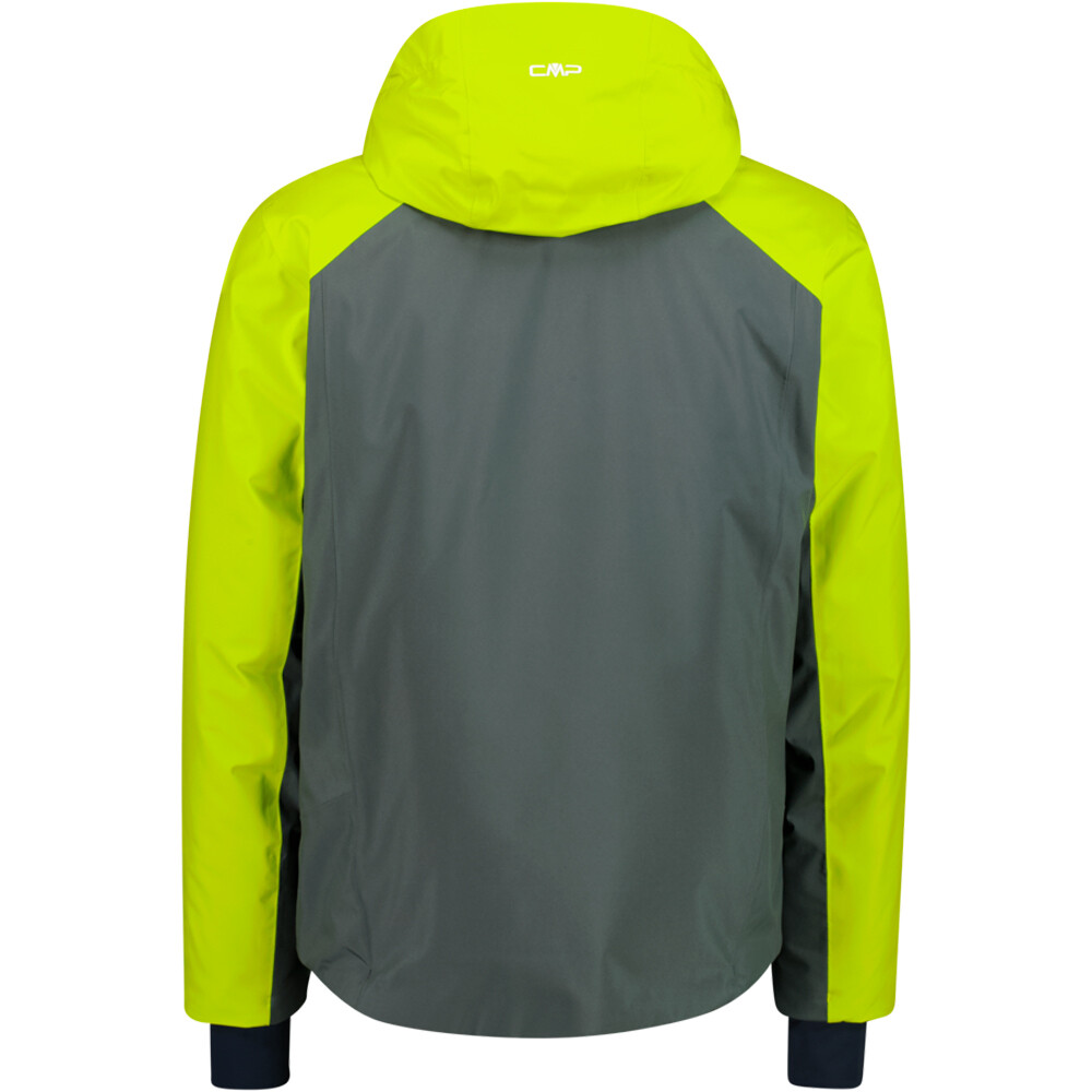 Cmp chaqueta esquí hombre MAN JACKET ZIP HOOD VERDE vista trasera