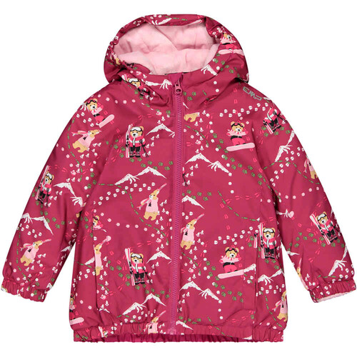 CMP CHILD JACKET FIX HOOD rojo