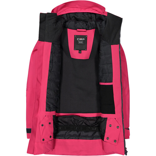 CMP KID G JACKET FIX HOOD rojo
