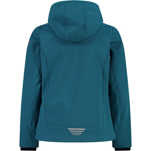 CMP KID G JACKET FIX HOOD azul