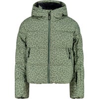 KID G JACKET FIX HOOD GREEN TEA-SALVIA