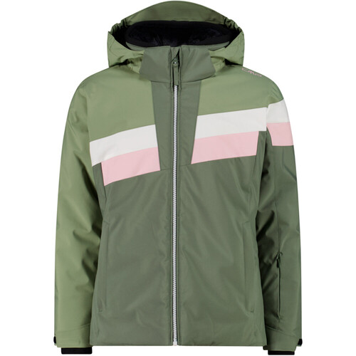 Cmp chaqueta esquí infantil KID G JACKET FIX HOOD GREEN TEA VERDE