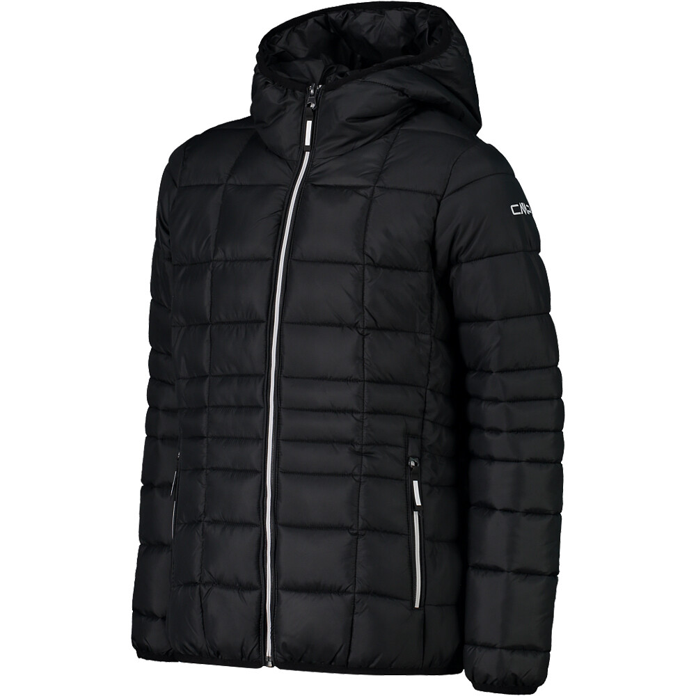 Cmp chaqueta esquí infantil KID G JACKET FIX HOOD NEGRO vista detalle