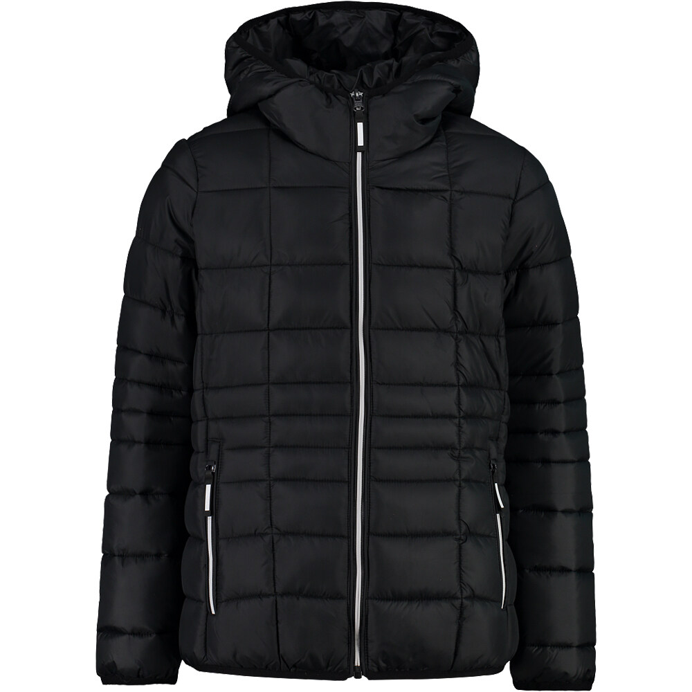 Cmp chaqueta esquí infantil KID G JACKET FIX HOOD NEGRO vista frontal