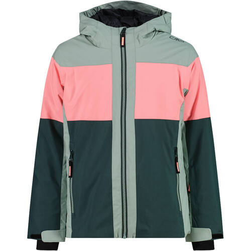 CMP KID G JACKET FIX HOOD TREK verde