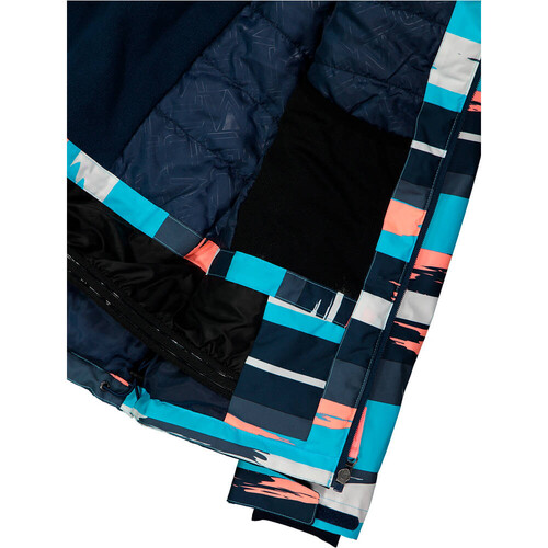 CMP KID G JACKET SNAPS HOOD azul