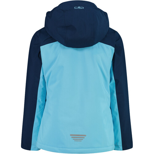 CMP KID G JACKET SNAPS HOOD azul